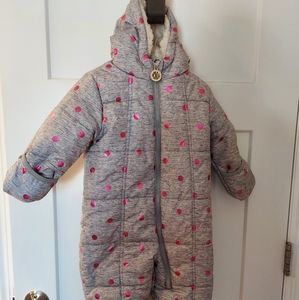 DKNY 18month gray snowsuit